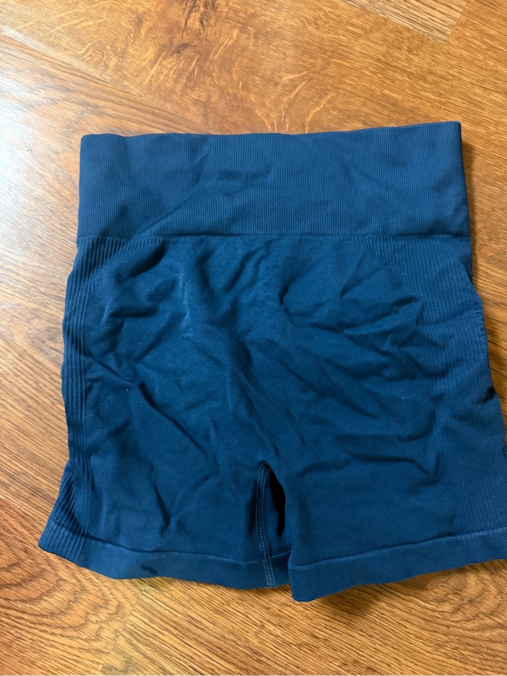 SHEIN Dark Navy High-Waist Seamless Bike Shorts